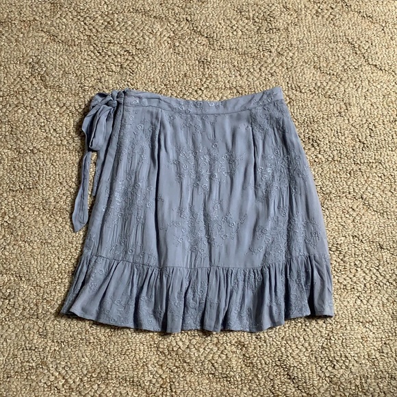 Ruffle Floral Sewn Skirt - Picture 6 of 7